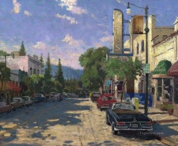 Other Urban Cityscapes Painting - Los Gatos TK cityscape